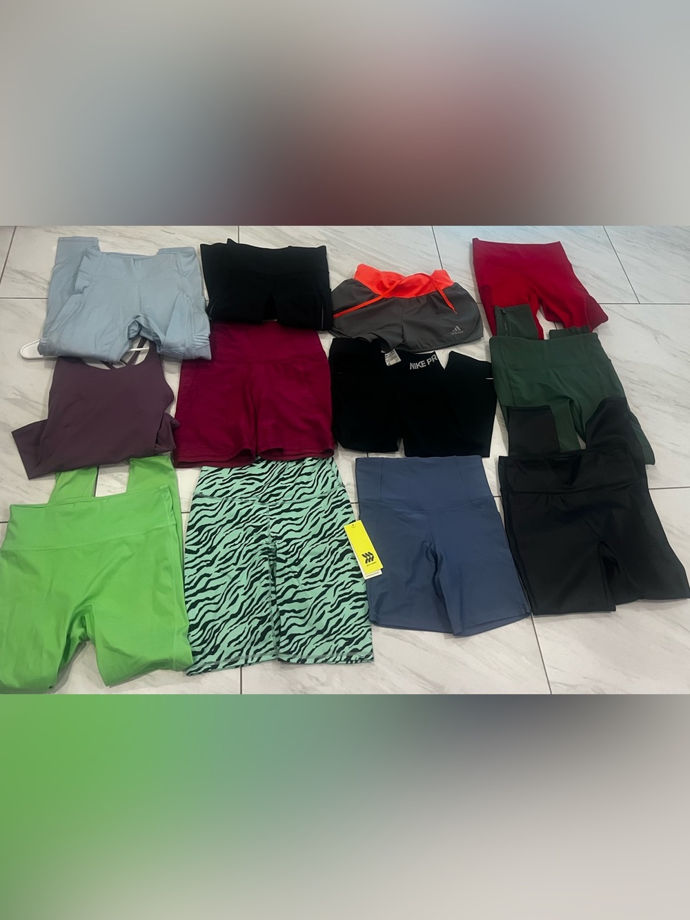 Small high rise  leggings and biker shorts bundle lot